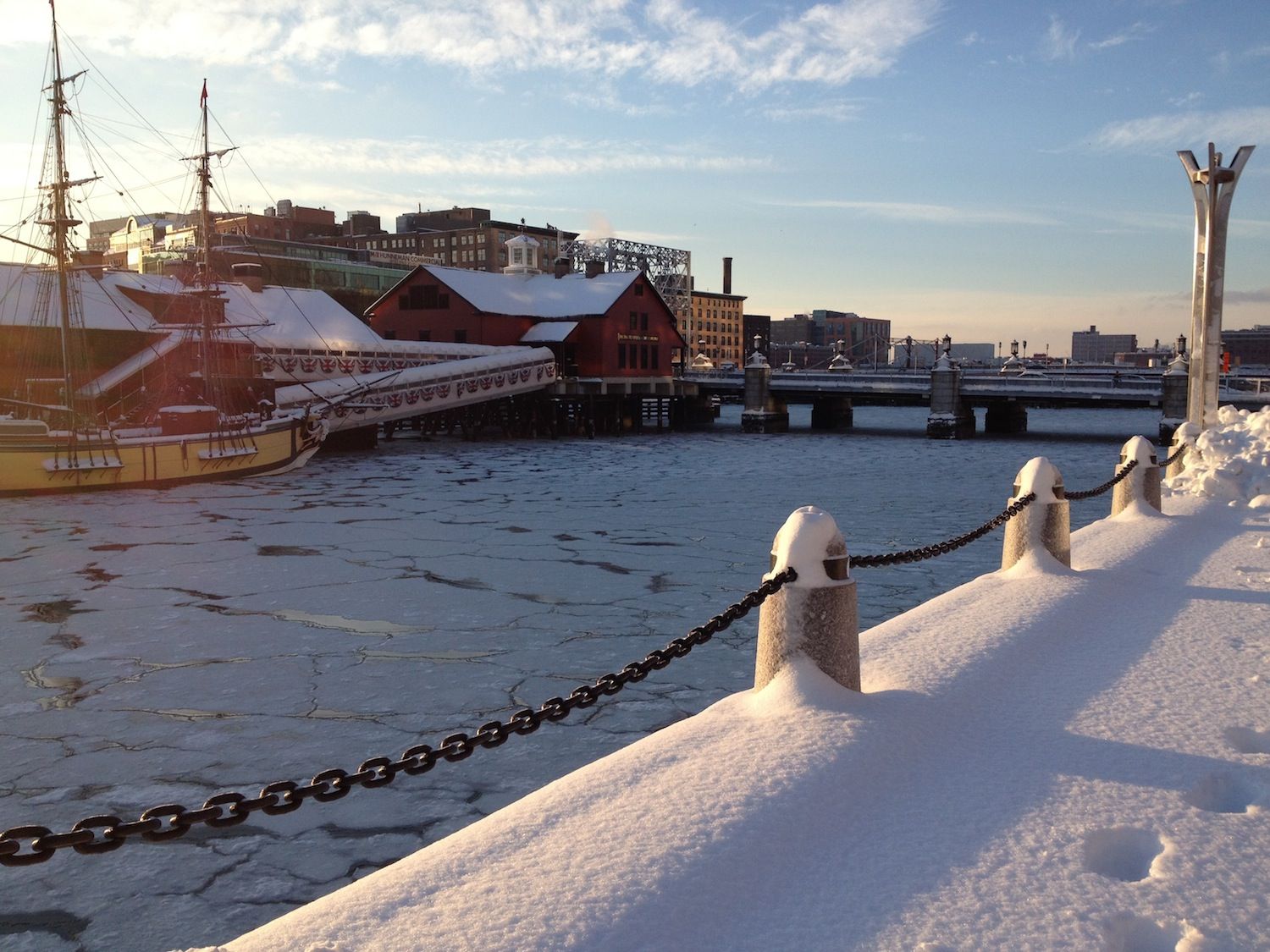 Photo: Fort Point Snow