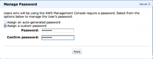 assign password