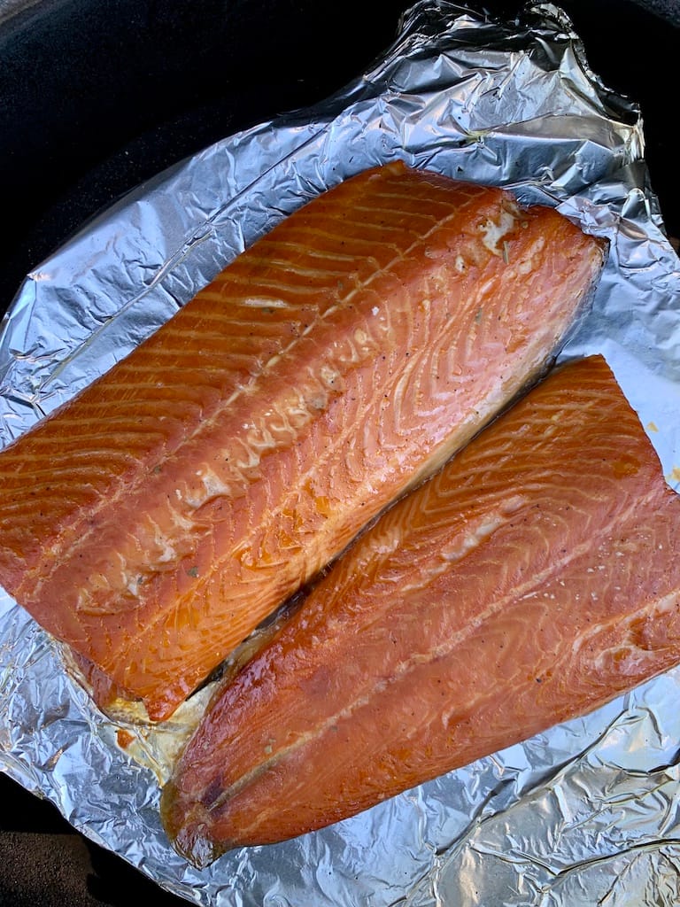 Smoking Salmon on my Big Green Egg